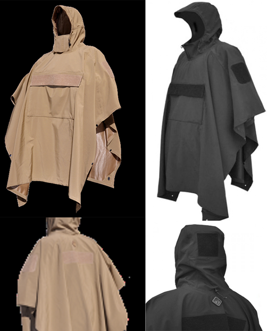 PonchoVilla Tactical Poncho Black