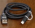 Dual Function USB Cable - Black