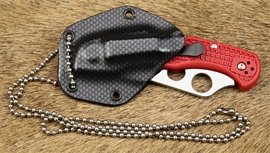 Neck Sheath Spyderco Delica                       