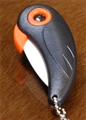 Ceramic Fruit Knife Black/Orange 