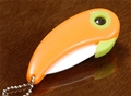 Ceramic Fruit Knife Orange/Greeen
