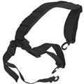 Padded Shoulder Strap w/stabilizer Black