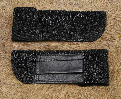 Stingray Skin Sheath Large Black