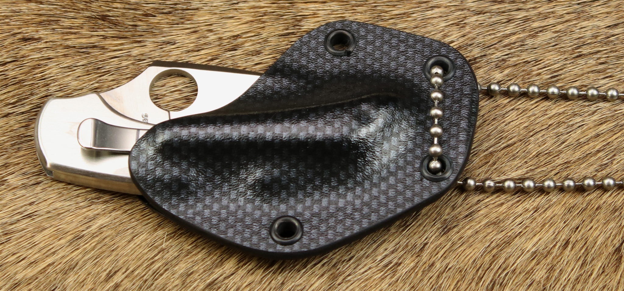 Neck Sheath Spyderco Dragonfly                    