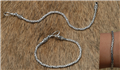 Women's Silver Bracelets 3mm 7.25''               