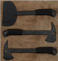 Black Tomahawk with Black cord handle             