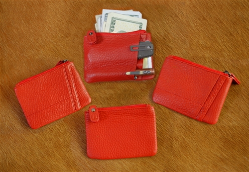 Mission Leather Wallet Red                        