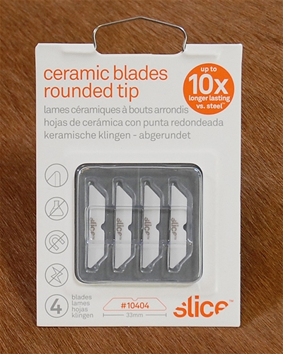 Ceramic Box Cutter Blades Rounded Tip 