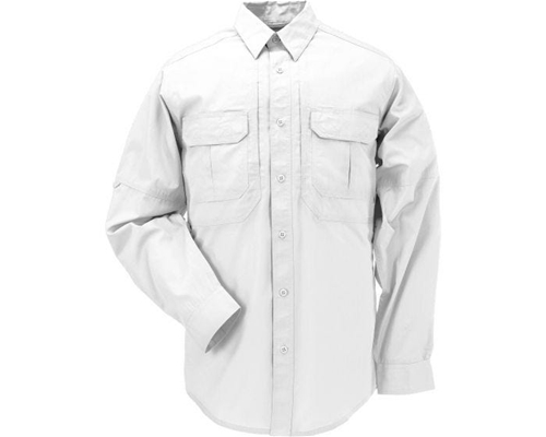 5.11 Men&#39;s Long Sleeve Tactical Shirt White       