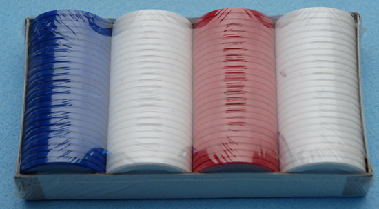 Plastic Multi-color Poker chips                   