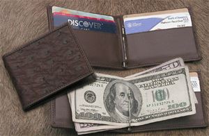 Ostrich Money Clip Wallet                         