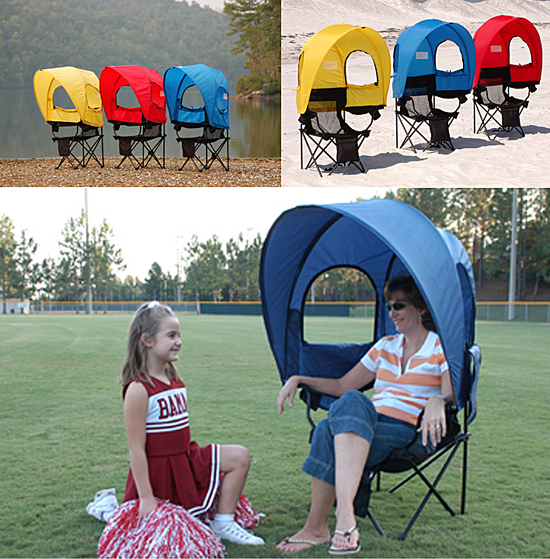 Tent Chair Blue &amp; Red                             