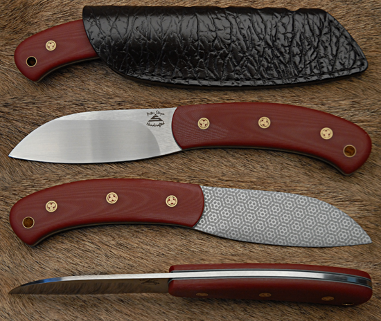 Peter Steyn Chinese Utility Knife Red G-10        