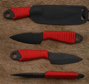 Covert Defender Black with Red cord handle        