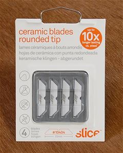 Ceramic Box Cutter Blades Rounded Tip 